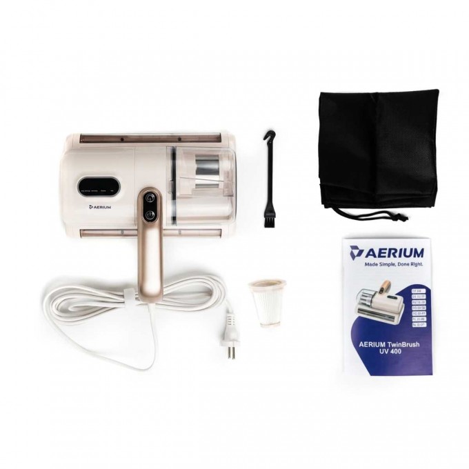 Handstofzuiger voor bekleding AERIUM TwinBrush UV400