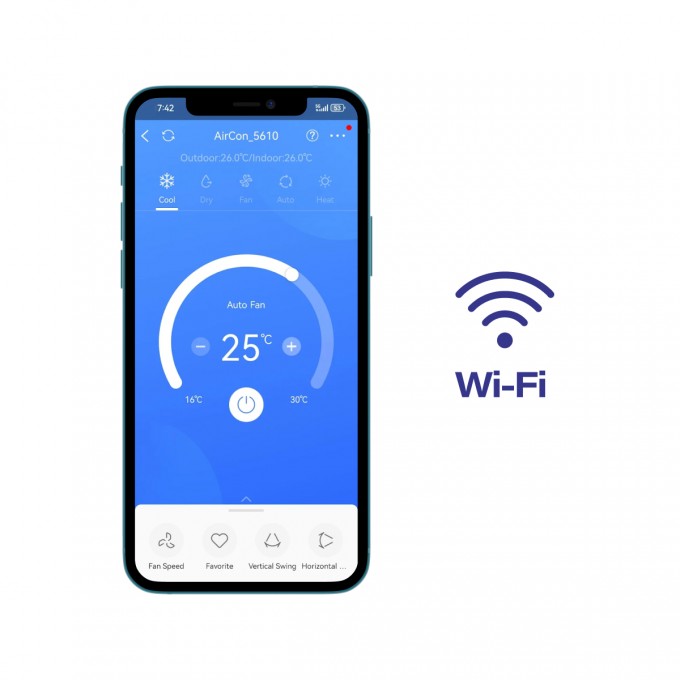 Olimpia Splendid Dolceclima Air Pro 13 A+ WiFi mobiele airco