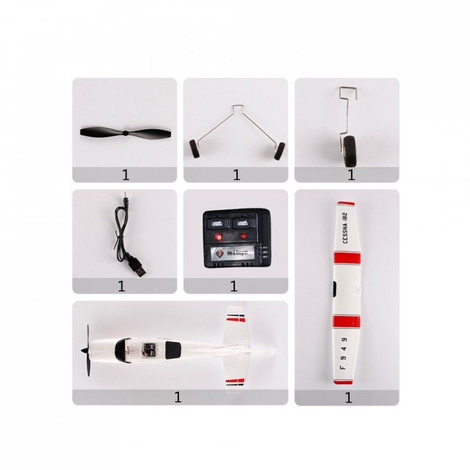RC vliegtuig S-IDEE CESSNA 182 SKYLANE RC vliegtuig S-IDEE CESSNA 182 SKYLANE