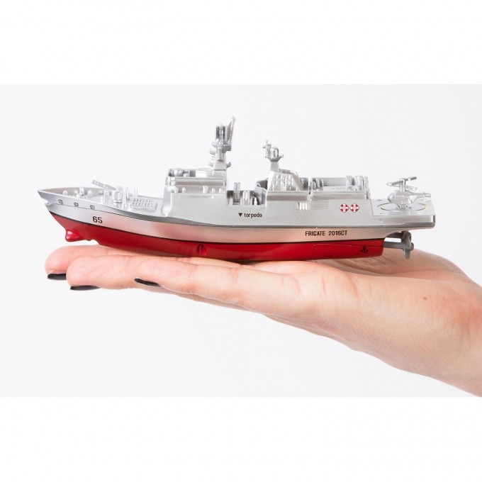 RC slagschip Invento Mini Frigate 2016CT - grijs RC slagschip Invento Mini Frigate 2016CT - grijs