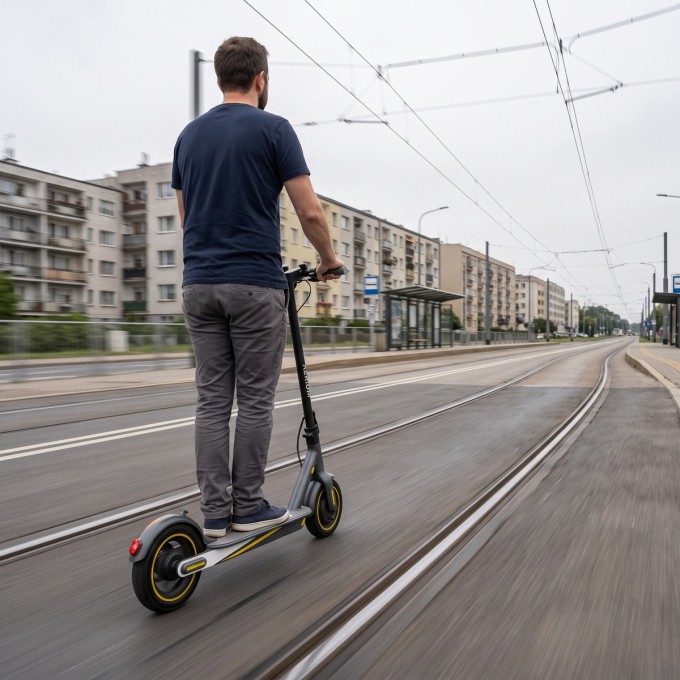 Elektrische scooter AERIUM T350 PRO zwart