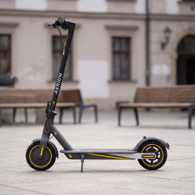 Elektrische scooter AERIUM T350 PRO zwart