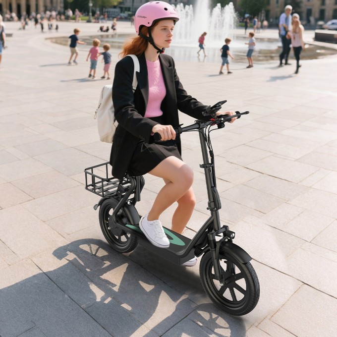Elektrische step AERIUM AOVO PRO COMFORT V2 zwart
