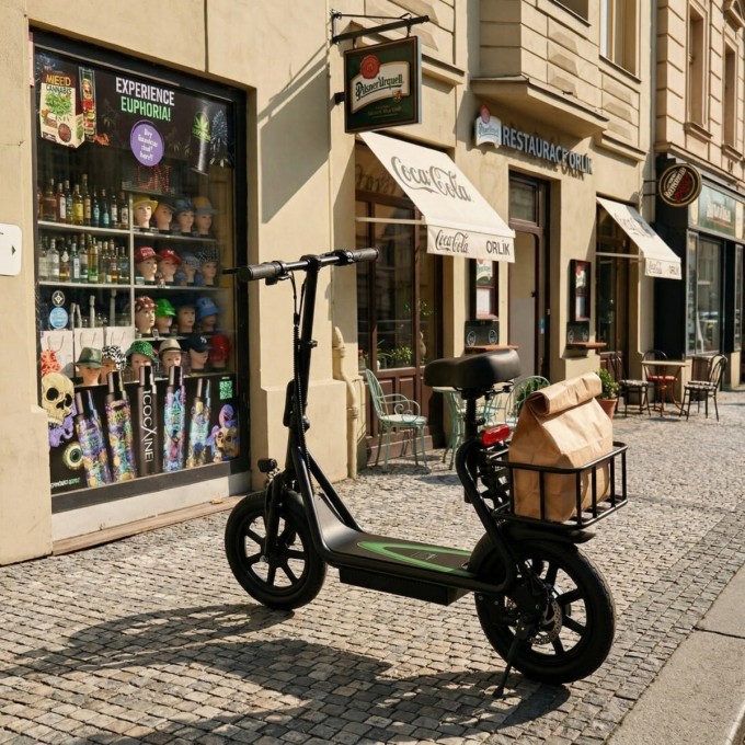 Elektrische step AERIUM AOVO PRO COMFORT V2 zwart