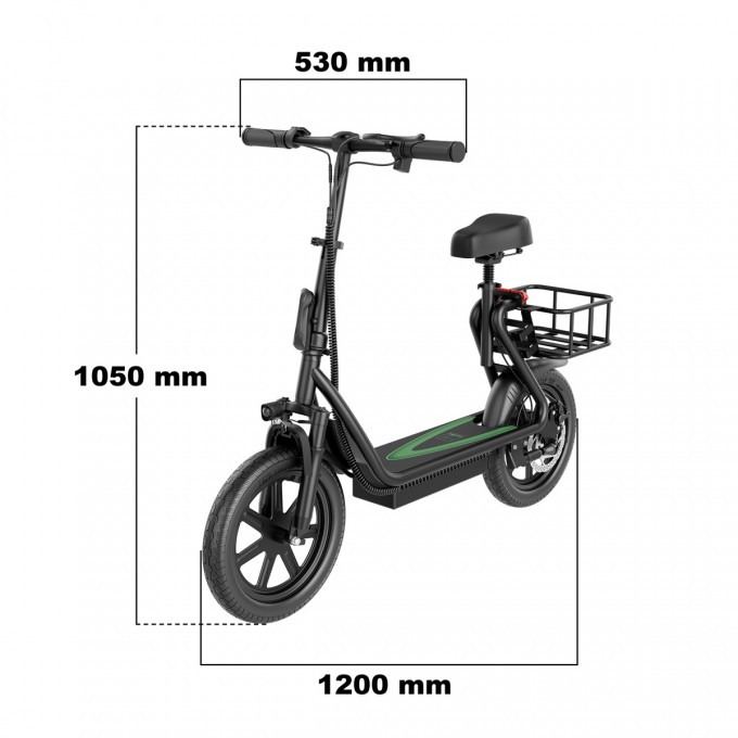 Elektrische step AERIUM AOVO PRO COMFORT V2 zwart
