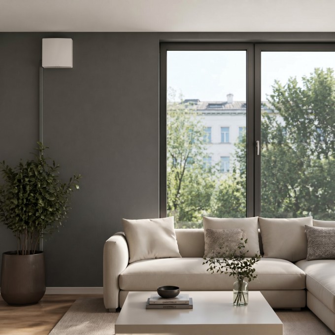 Decentrale warmteterugwinning AERIUM FreshPair+ C60P met CO2-sensor