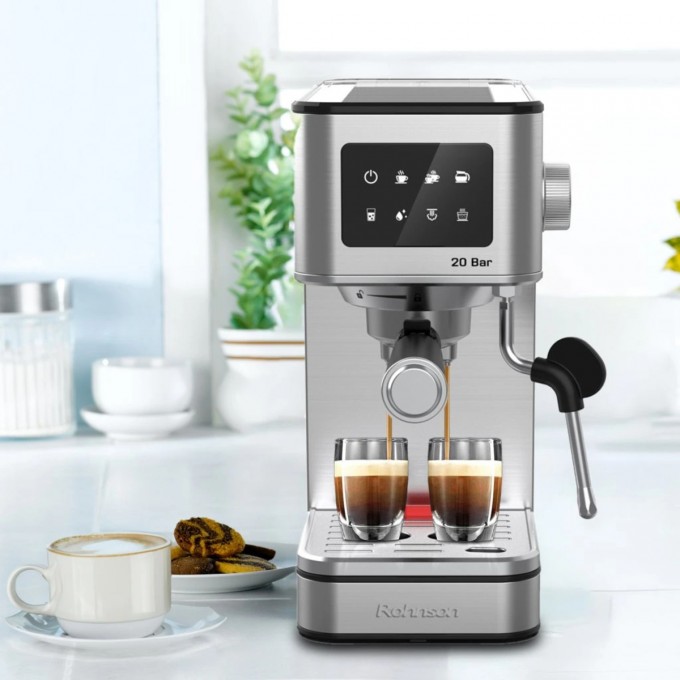 Piston espressomachine Espresso Rohnson R-98050 Hot & Cold