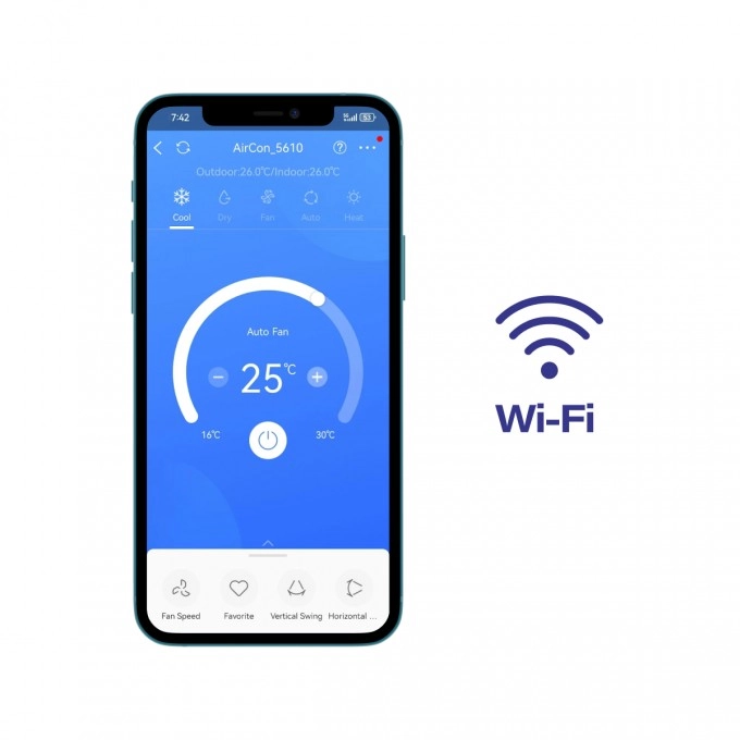 Olimpia Splendid Dolceclima Air Pro 14 HP WiFi mobiele airco