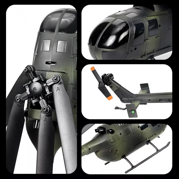 RC helikopter AERIUM C186 4CH CAMOUFLAGE groen