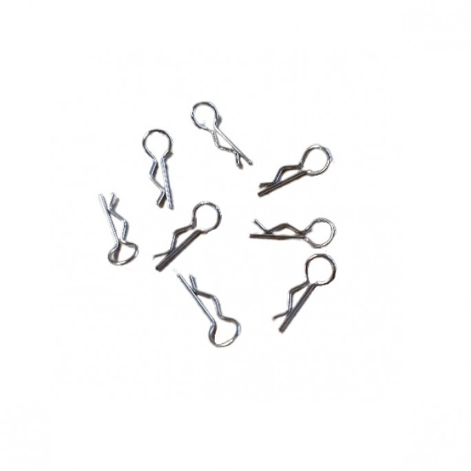 Reserve set van 8 body mounts voor RC auto AERIUM HOSHI SPEED (1:10)