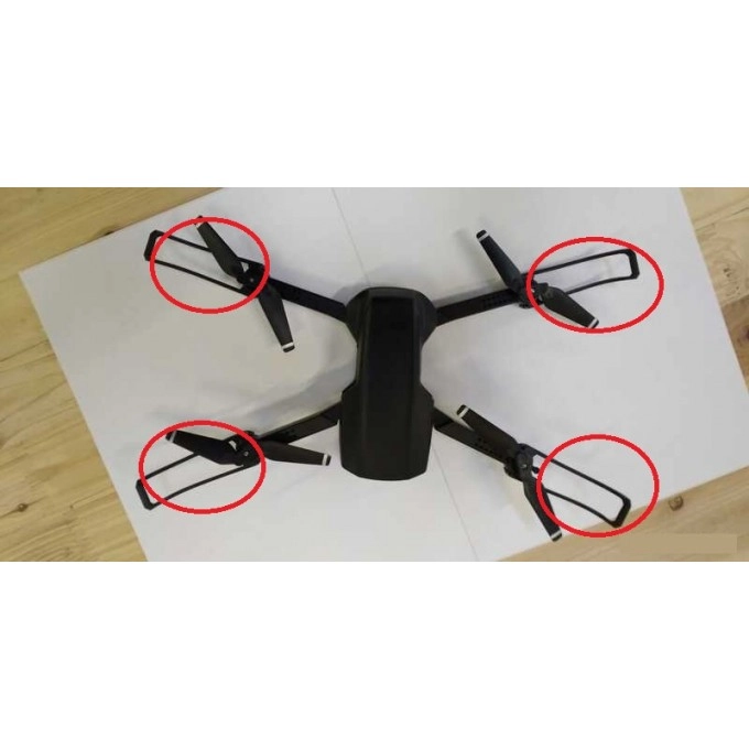 Vervangingsset van 4 propellerbeschermers voor AERIUM E99 Pro 4K drone