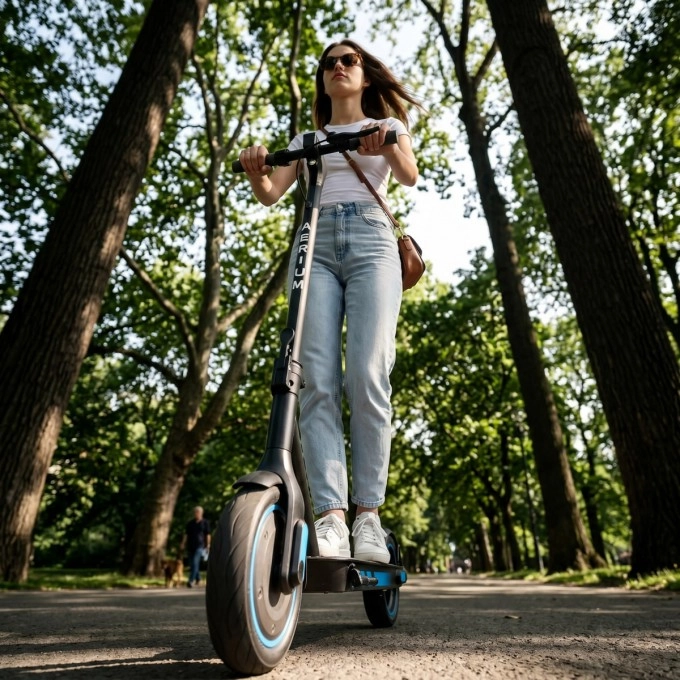 Elektrische step AERIUM MaxRide T500 blauw Elektrische step AERIUM MaxRide T500 blauw