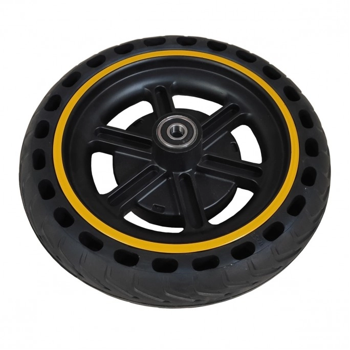 Reserve achterwiel gele kleur voor step AERIUM T350 zwart